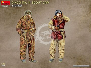 Dingo Mk. III Scout Car w/ Crew - MiniArt 53088 skala 1/35