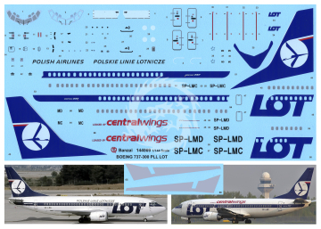 Boeing 737-300 LOT i Centralwings SP-LMD - Banzai 144009 skala 1/144