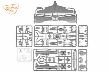 Model plastikowy Hawk H-75 M/N/O PE parts Clear Prop! CP72021 skala 1/72