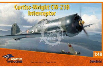 Curtiss-Wright CW-21B Interceptor Dora Wings DW48046 skala 1/48