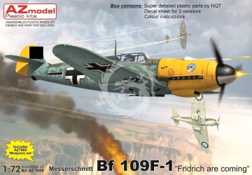  Messerschmitt Bf 109F-1 'Fridrich Are Coming' AZ-Model 7859 skala 1/72