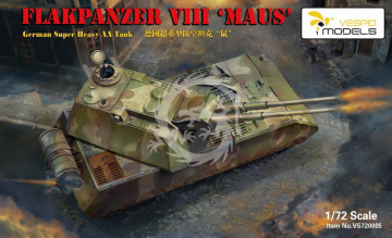 Flakpanzer VIII Maus German super heavy AA tank Vespid Models VS720005 skala 1/72