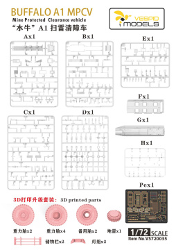 Buffalo A1 MPCV Vespid Models VS720035 skala 1/72