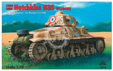 Czołg lekki Hotchkiss H35 wczesny - RPM 72216 skala 1/72