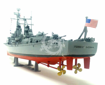 USS Forrest Sherman Destroyer - Atlantis 352 skala 1/320
