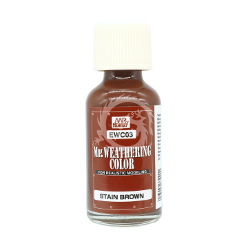 EWC-03 Weathering Color Stain Brown (40ml) - Mr.Hobby EWC03