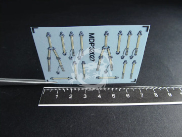NA ZAMÓWIENIE - PZL P.11, PZL.23, PZL.46, PZL.37 seat belts - Metallic Details MDP32027 skala 1/32