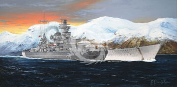PRZEDSPRZEDAZ - German Scharnhorst Battleship - Trumpeter 05361 skala 1/350