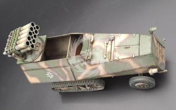 Somua Nebelwefer 42 - KM Model KM-72007 Wydruk 3D skala 1/72 