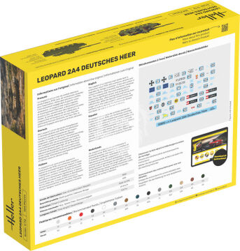 STARTER KIT Leopard 2A4 - Deutsches Heer - Heller 35800 skala 1/72