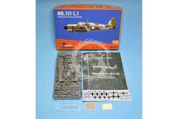 Bloch MB.151 C.1 ( Grecja i Luftwaffe) Dora Wings DW72030 skala 1/72