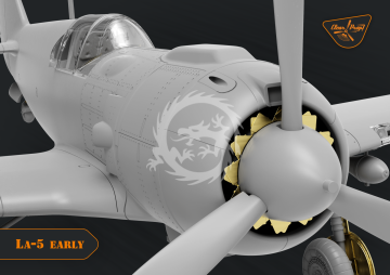 Lavochkin La-5 Early Version Clear Prop! CP72014 1:72