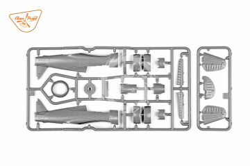 Model plastikowy Hawk H-75 M/N/O PE parts Clear Prop! CP72021 skala 1/72