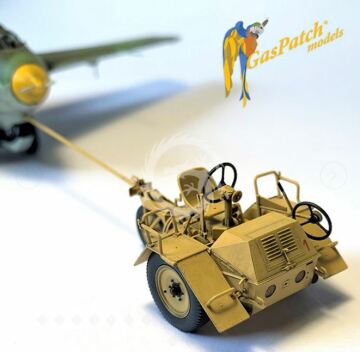 Ciągnik tractor Scheuch-Schlepper do Me-163B GasPatch Models 21-48238 skala 1/48