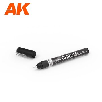 Marker-  METALLIC LIQUID MARKER – CHROME AK Interactive AK1302