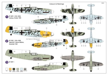  Messerschmitt Bf 109F-1 'Fridrich Are Coming' AZ-Model 7859 skala 1/72