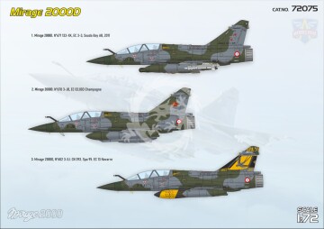 Mirage 2000D ModelSvit 72075 skala 1/72