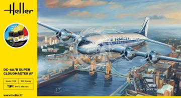 Starter Kit DC6 Super Cloudmaster AF Heller 56315 skala 1/72