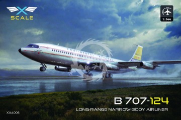 Boeing 707-124 Continental Airlines - X-Scale 144008 skala 1/144