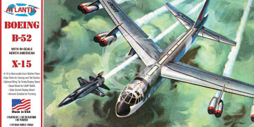 Boeing B-52 and X-15 with Swivel Stand - Atlantis 273 skala 1/175