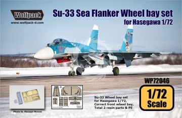Su-33 Sea Flanker Wheel Bay Set for Hasegawa - Wolfpack WP72046 skala 1/72