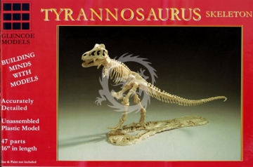 Figurka szkielet Tyrannosaurus Rex Skeleton  - GLENCOE Models 7906 skala 1/24