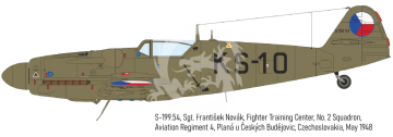  Avia S-199 ERLA canopy - Eduard 948011 skala 1/48