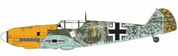 Messerschmitt Bf109E-3/E-4 Airfix A05120B skala 1/48