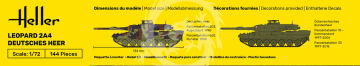 STARTER KIT Leopard 2A4 - Deutsches Heer - Heller 35800 skala 1/72