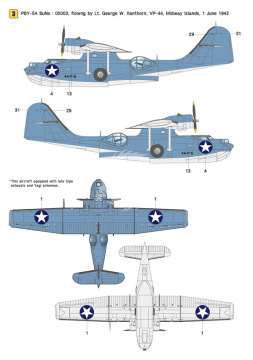 Zestaw kalkomanii PBY Catalina Part.1 - Pacific Theater (PBY-5/5A), Wolfpack WD48007 skala 1/48