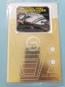 PGX186 Cylon Raider Cockpit Louvers 1/32 Paragrafix