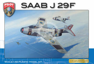 Model plastikowy Saab J 29F J29F Pilot Replicas 48A002 skala 1/48