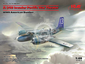 Model plastikowy Douglas A-26B Invader Pacific War Theater ICM 48285 skala 1/48