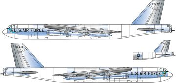 B-52H Stratofortress Minicraft Model Kits 14615 skala 1/144