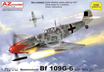 Messerschmitt Bf 109G-6 With WGr.21  AZ-Model 7862 skala 1/72