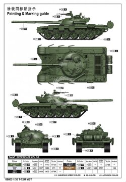 NA ZAMÓWIENIE - T-72M MBT Trumpeter 09603 skala 1/35