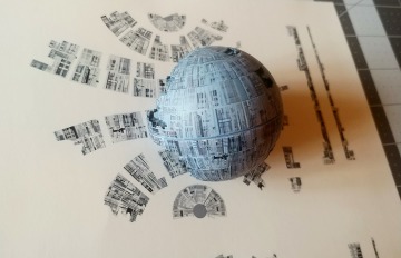 Kalkomania Death star dla Bandai - Danamagic