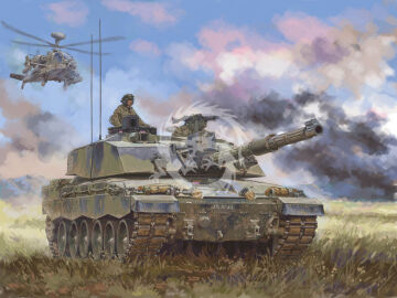 NA ZAMÓWIENIE  - British Challenger II MBT Hobby Boss 84852 skala 1/48