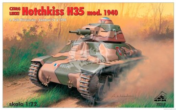 Czołg lekki Hotchkiss H35 model 1940 - RPM 72217 skala 1/72