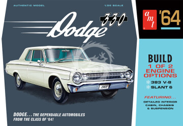 1964 Dodge 330 - AMT 1366 skala 1/25