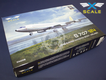 Boeing 707-124 Continental Airlines - X-Scale 144008 skala 1/144