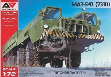 MAZ-543 (7310) - A&A Models 7225 skala 1/72