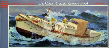 Model plastikowy - Łódź Ratownicza Straży Wybrzeża U.S. Coast Guard Rescue Boat - Glencoe Models  5301 skala 1/48