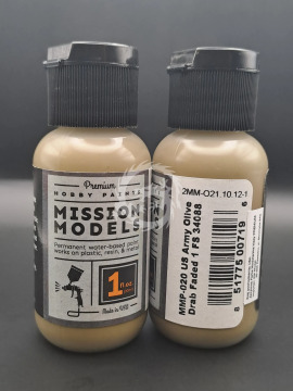 US Army Olive Drab Faded 1 FS 34088 - Mission Models MMP-020 