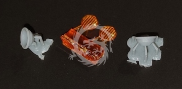 Fog lamp VAZ  (smoll)  type1 2pcs orange - Start43 St96o skala 1/24