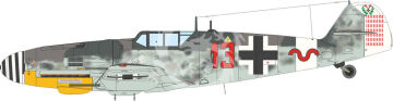 Bf 109G-6 - Eduard 82167 skala 1/48