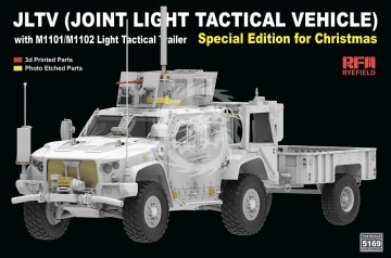 Przedsprzedaż - JLTV with M1101/M1102 Light Tactical Trailer Special Edition for Christmas - Rye Field Model RM-5169 skala 1:35