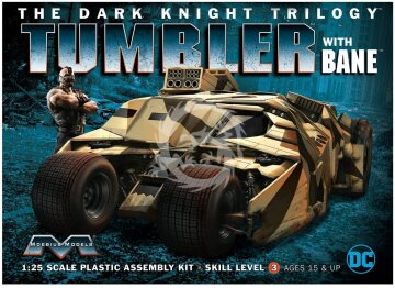 Tumbler with Bane - The Dark Knight Trilogy - Moebius Models 967 1/25 Batman
