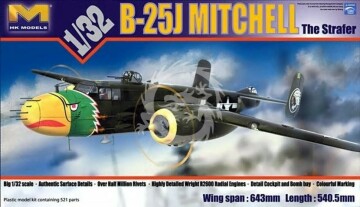 NA ZAMÓWIENIE  B-25J Mitchell The Strafer HK Models 01E02 skala 1/32