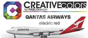 Farba Qantas Airways Electric Red  - Creativ colors CC-PA040 poj. 30ml